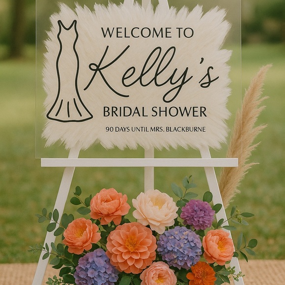 18x 24 Acrylic Sign INCLUDES ALL WORDS/COLORS - Picture 3 of 4